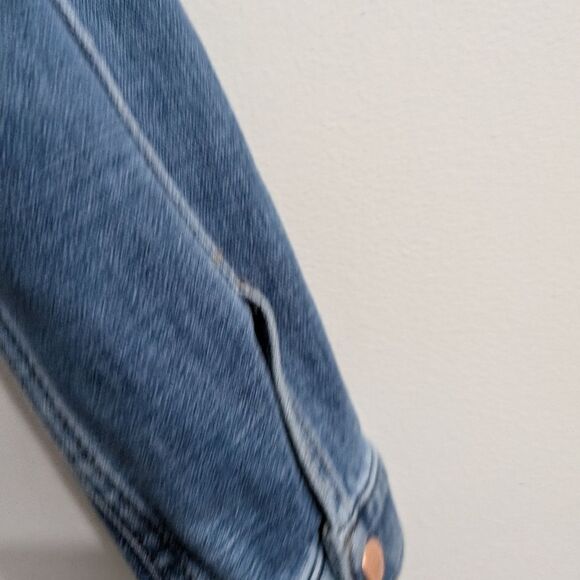 Wrangler Heritage Denim Zip Jacket Size s - Picture 9 of 12